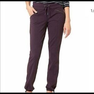 Athleta purple metro slouch jogger pants small tall